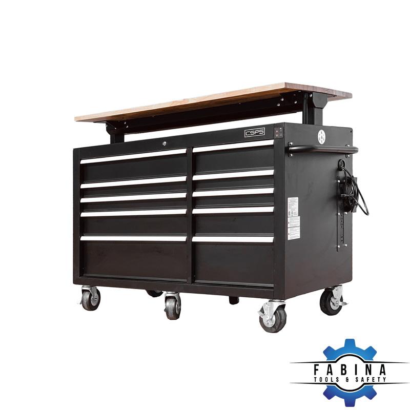 Làm việc hiệu quả hơn khi tủ dụng cụ có bánh xe luôn ở vị trí bạn cần