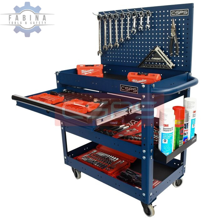 Xe đẩy dụng cụ ảnh hưởng thế nào đến năng suất của thợ chuyên nghiệp?