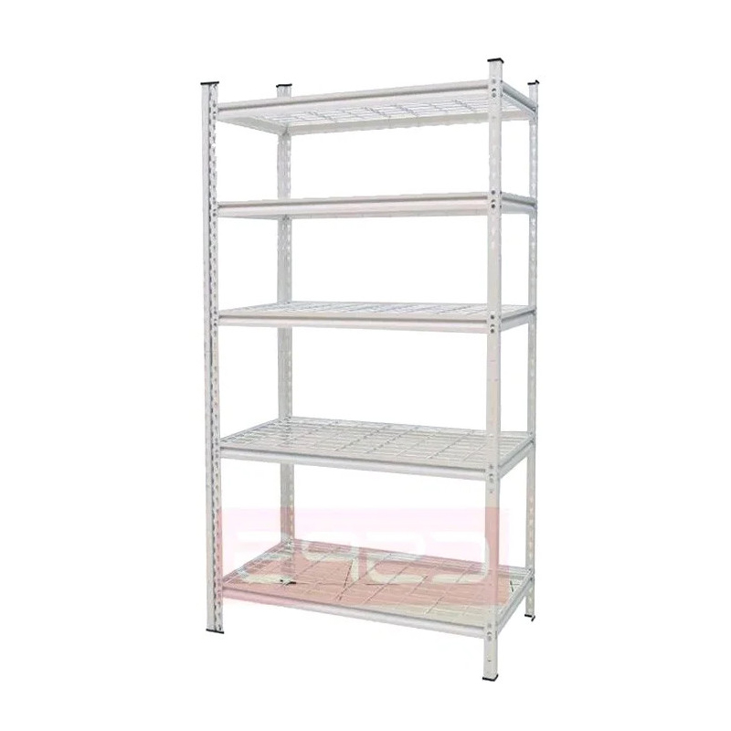 Kệ 5 tầng tấm lưới màu trắng ngang 107cm