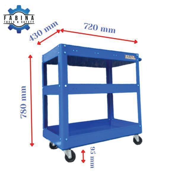 Kệ thép di động xanh dương FABINA