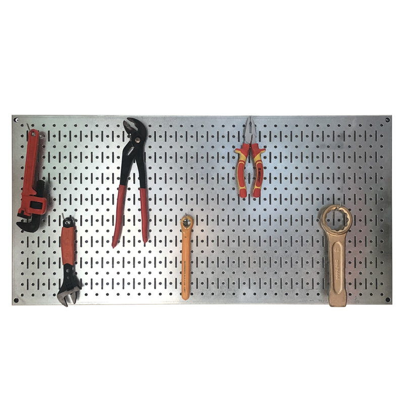 Tấm lưới pegboard mạ kẽm treo dụng cụ