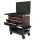 CSPS tool cabinet with 4 drawers, matte black, soft closing rails Tủ dụng cụ CSPS 84cm - 04 hộc kéo (tay nắm trắng)