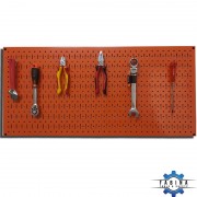 Tấm lưới Pegboard màu cam treo tường đa năng FABINA