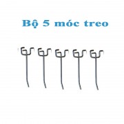 Bộ 5 móc treo dụng cụ vách lưới 10cm