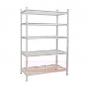Kệ 5 tầng tấm lưới CSPS màu trắng ngang 152cm