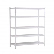 Kệ 5 tầng tấm thép CSPS màu trắng ngang 152cm