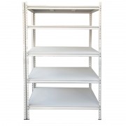 Kệ 5 tầng tấm thép CSPS màu trắng ngang 91cm