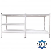 Kệ đa năng tấm thép thấp  CSPS màu trắng 182cm