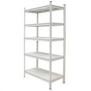 Kệ 5 tầng tấm thép CSPS màu trắng ngang 61cm