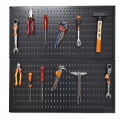 Tấm lưới đôi Pegboard màu đen treo tường FABINA - 2 tấm