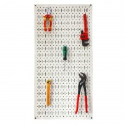 Tấm lưới pegboard treo dọc 45x90cm màu trắng FABINA