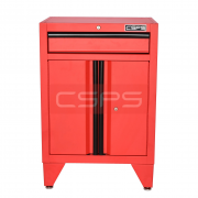 CSPS tool cabinet 61cm - 01 red drawer with cabinet legs