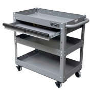 Xe đẩy CSPS 3 ngăn 71cm màu xám 01 hộc kéo