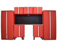 Set of 08 black tool cabinets CSPS – 335cm