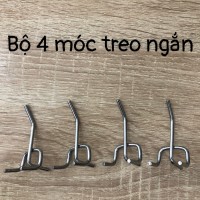 Bộ 4 móc treo tấm pegboard ngắn 5.5cm