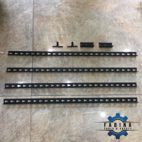Set of L shaped shelves