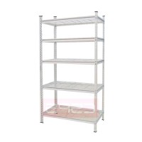 Kệ 5 tầng tấm lưới CSPS màu trắng ngang 107cm