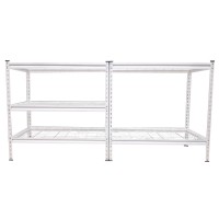 Kệ đa năng tấm lưới trắng thấp 182cm