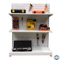 White tool display shelf 125cm FABINA