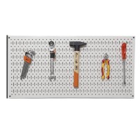 Tấm lưới Pegboard màu trắng treo tường đa năng FABINA