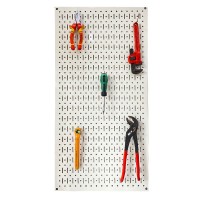 Tấm lưới pegboard treo dọc 45x90cm màu trắng FABINA