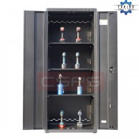 Tool cabinet CSPS black 2-door  91cm W x 61.5cm D x 136cm H