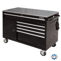 CSPS tool cabinet 132cm - 05 black drawers