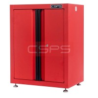CSPS tool cabinet 61cm - 01 black drawer, white handle includes Leveling feet