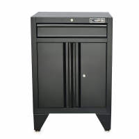 CSPS tool cabinet 61cm - 01 black drawer with cabinet legs