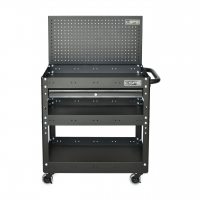 Xe đẩy CSPS 3 ngăn 01 hộc kéo kèm vách lưới - 71cm