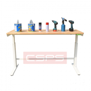 Bàn điện điều chỉnh chiều cao 168cm màu tự nhiên