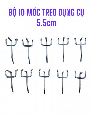 Bộ 10 móc treo dụng cụ 5.5cm