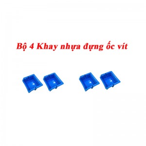 Bộ 4 Khay nhựa đựng ốc vít