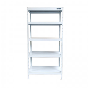 Kệ tấm thép 5 tầng 81cmx38cmx183cm màu trắng FABINA