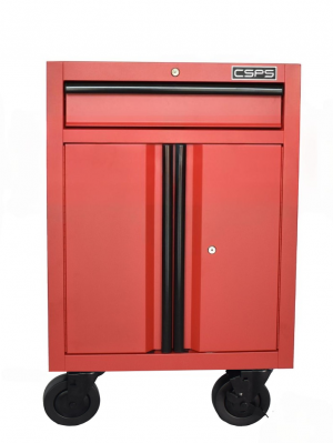 Tủ dụng cụ CSPS 61cm - 01 hộc kéo màu đỏ kèm bánh xe