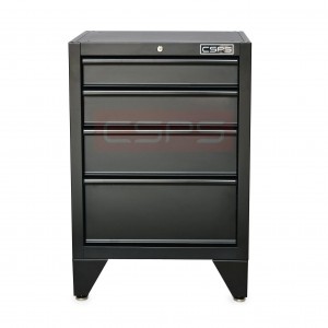 Tủ dụng cụ CSPS 61cm - 04 hộc kéo màu đen có chân tủ