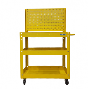 Xe đẩy 3 ngăn vách lưới 72cm vàng FABINA